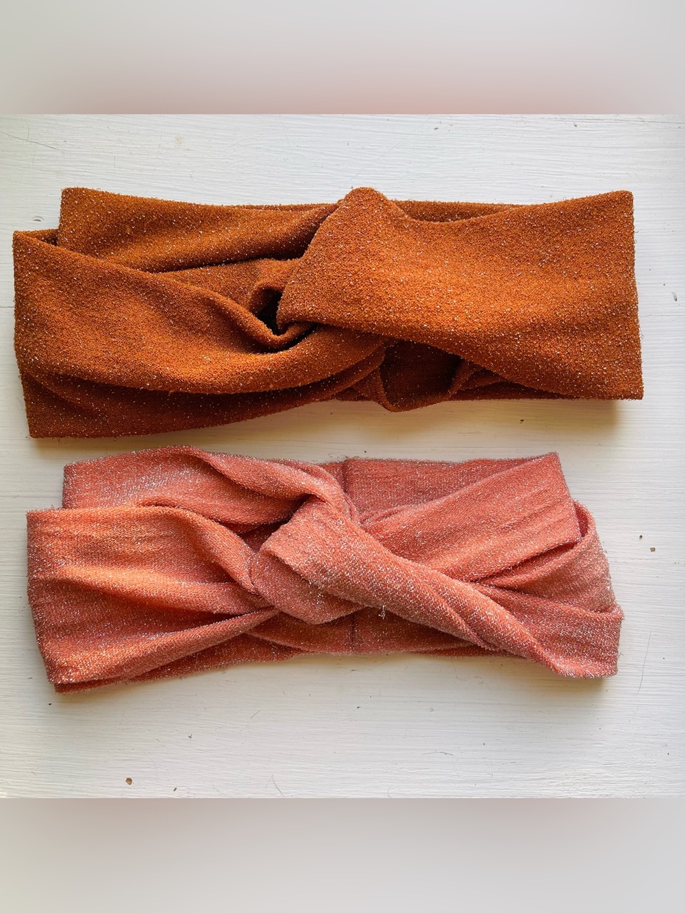 I’m With The Band - Twist Headband - Rust & Coral